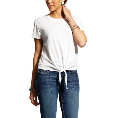 Ariat Western: Emily Knit Top Mujer - Blancas (WPAYX4136)